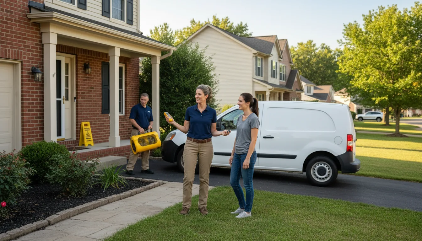 Water restoration image for Dehumidification And Cleanup Services in Lakefield, MN